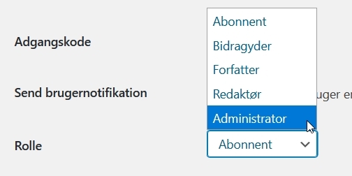 husk-min-hjemmeside-brugere rolle administrato