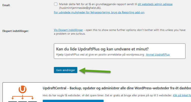 husk-min-hjemmeside-hmh updraftplus guide 7